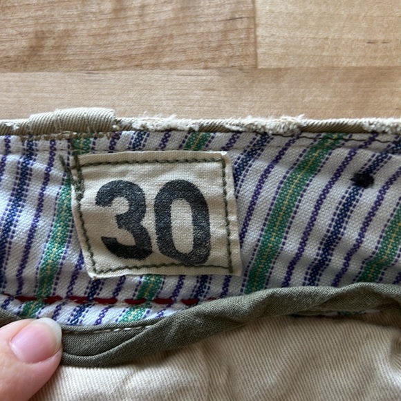 Abercrombie & Fitch Heavy Fatigues Factory Distressed Cargo Shorts w/Pockets, 30 - Picture 8 of 9